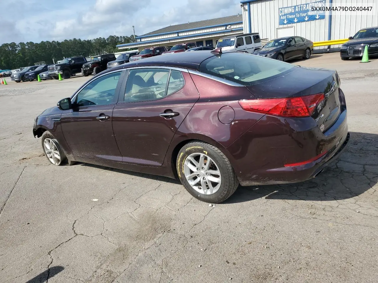 2013 Kia Optima Lx VIN: 5XXGM4A79DG240447 Lot: 54852455