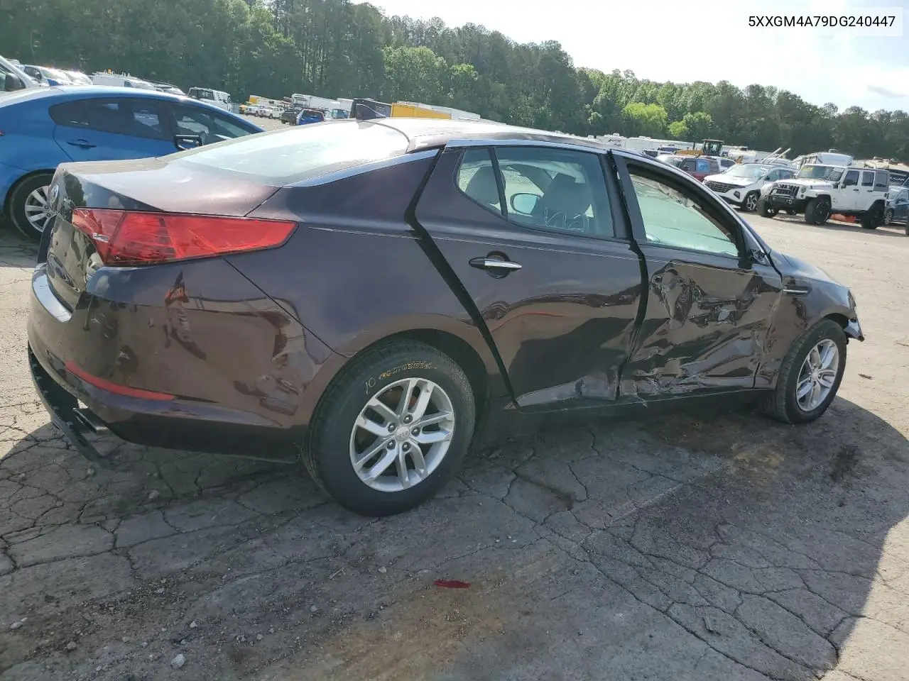 2013 Kia Optima Lx VIN: 5XXGM4A79DG240447 Lot: 54852455