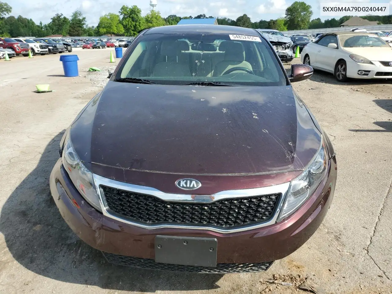2013 Kia Optima Lx VIN: 5XXGM4A79DG240447 Lot: 54852455
