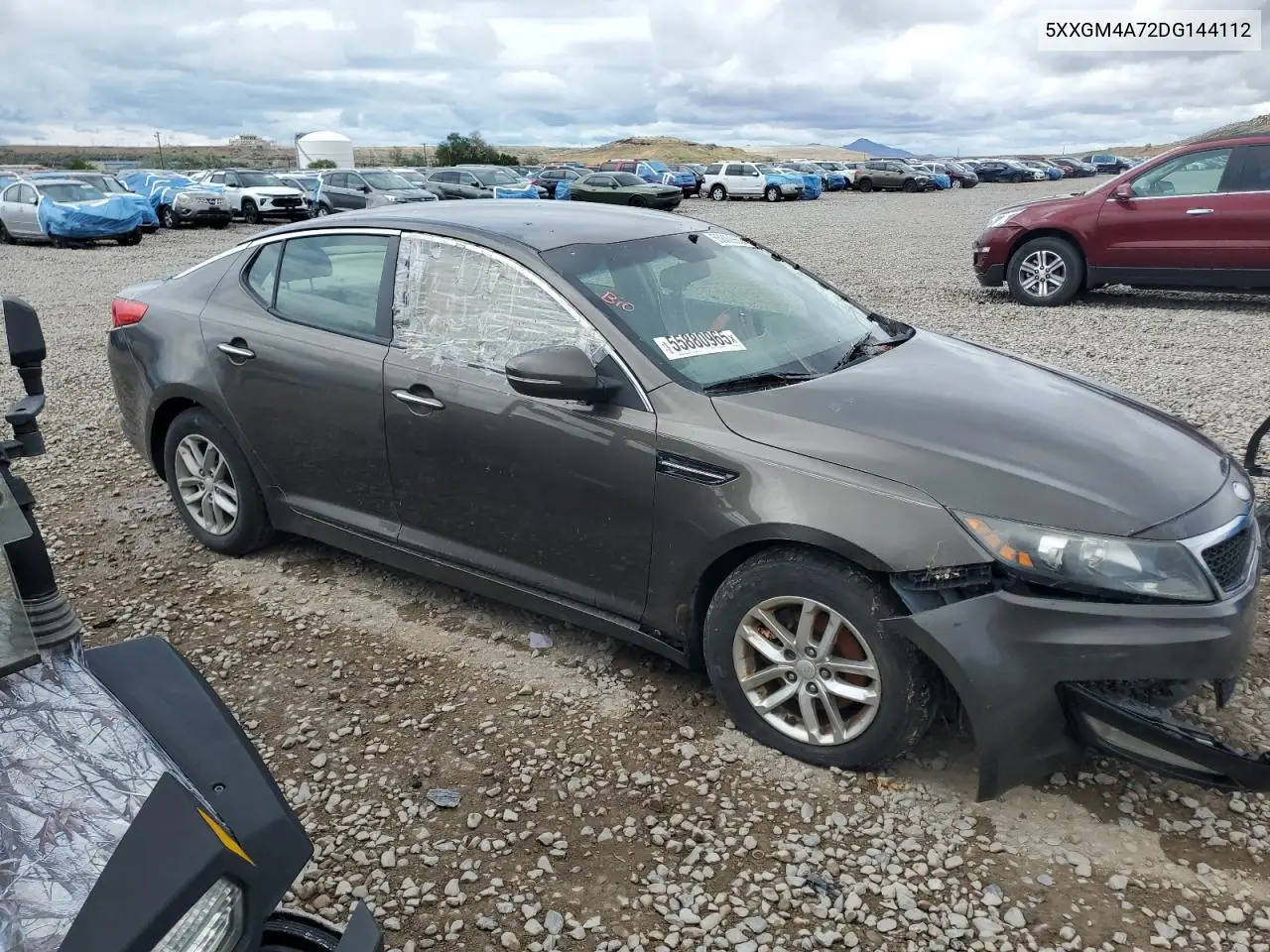 2013 Kia Optima Lx VIN: 5XXGM4A72DG144112 Lot: 55880965