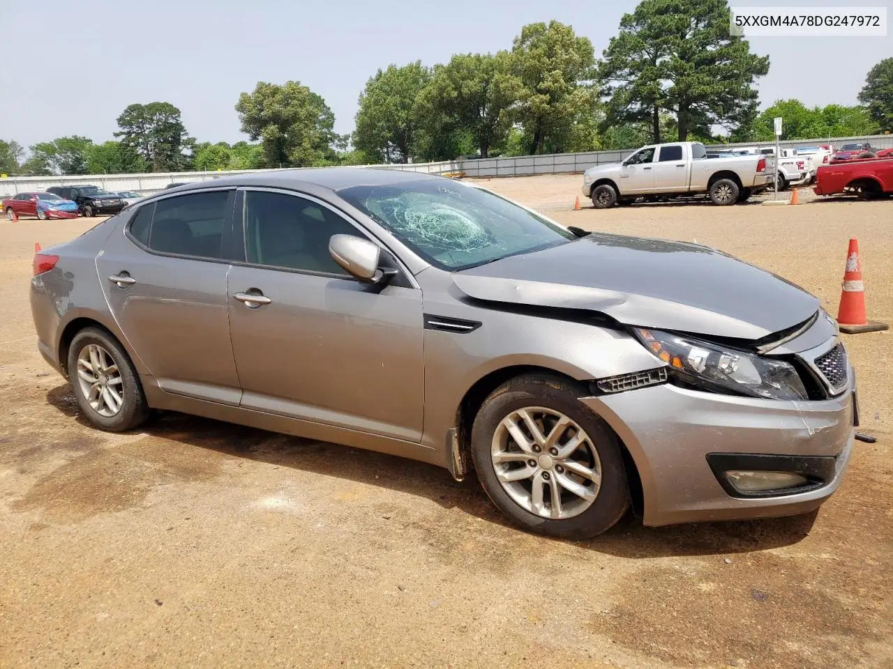 2013 Kia Optima Lx VIN: 5XXGM4A78DG247972 Lot: 56725065