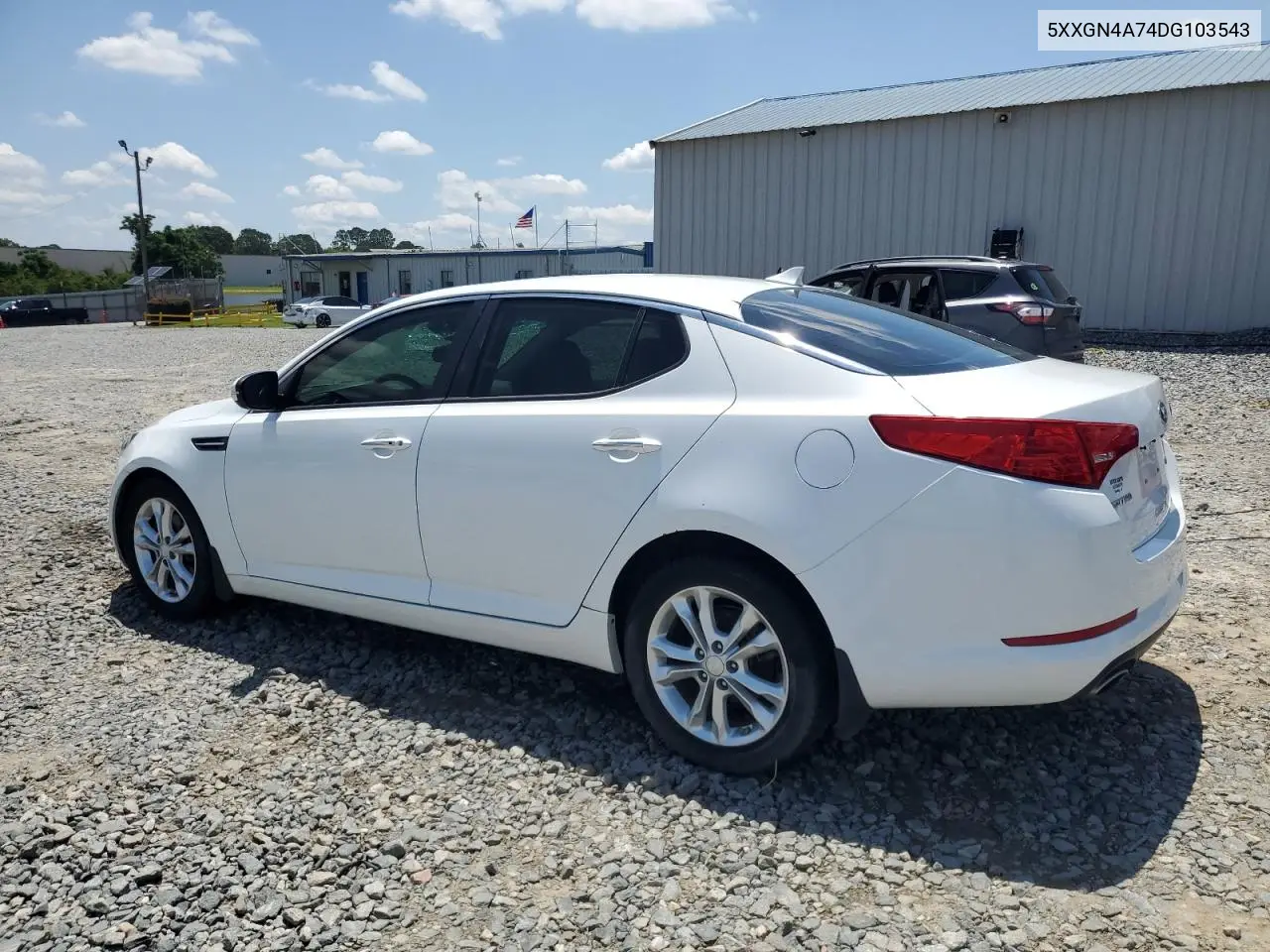 2013 Kia Optima Ex VIN: 5XXGN4A74DG103543 Lot: 56731095