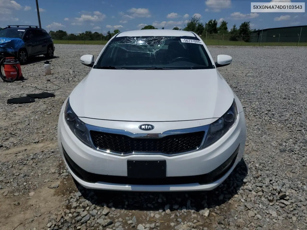2013 Kia Optima Ex VIN: 5XXGN4A74DG103543 Lot: 56731095