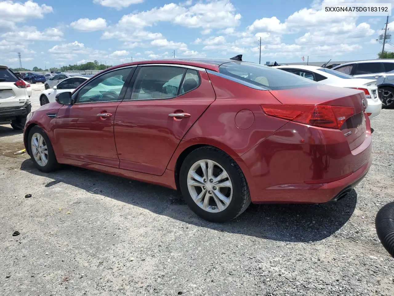 2013 Kia Optima Ex VIN: 5XXGN4A75DG183192 Lot: 57114525