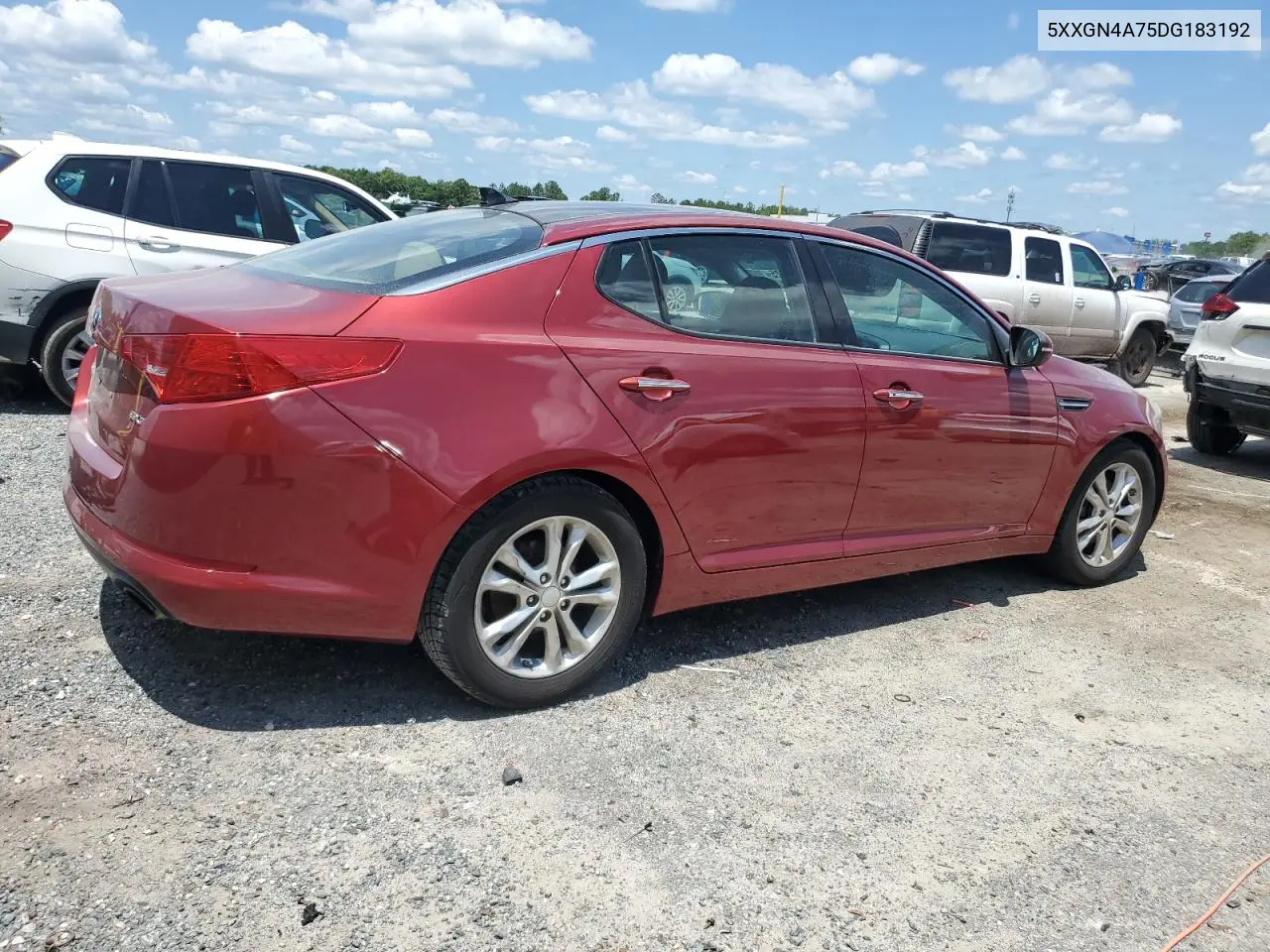 2013 Kia Optima Ex VIN: 5XXGN4A75DG183192 Lot: 57114525