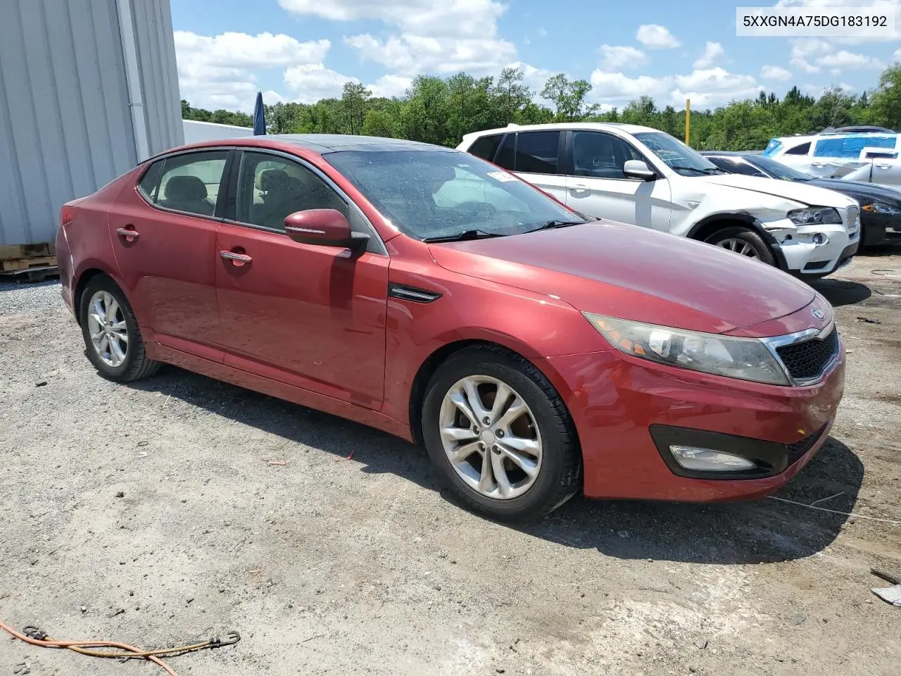 2013 Kia Optima Ex VIN: 5XXGN4A75DG183192 Lot: 57114525