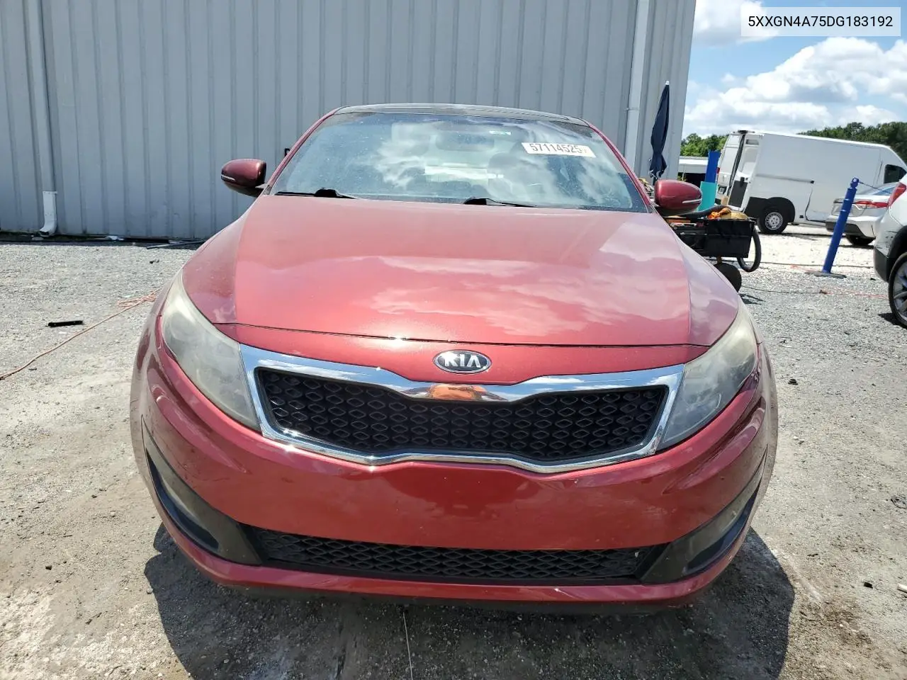 2013 Kia Optima Ex VIN: 5XXGN4A75DG183192 Lot: 57114525