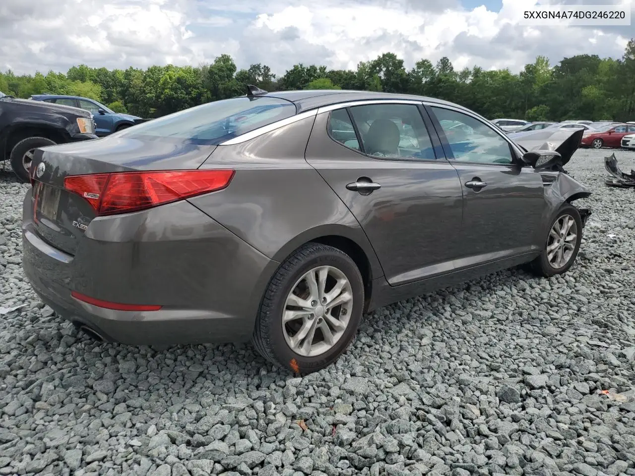2013 Kia Optima Ex VIN: 5XXGN4A74DG246220 Lot: 57115715