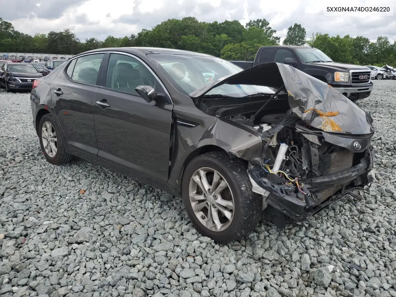 2013 Kia Optima Ex VIN: 5XXGN4A74DG246220 Lot: 57115715