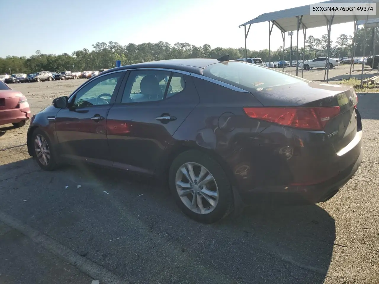 2013 Kia Optima Ex VIN: 5XXGN4A76DG149374 Lot: 57132775