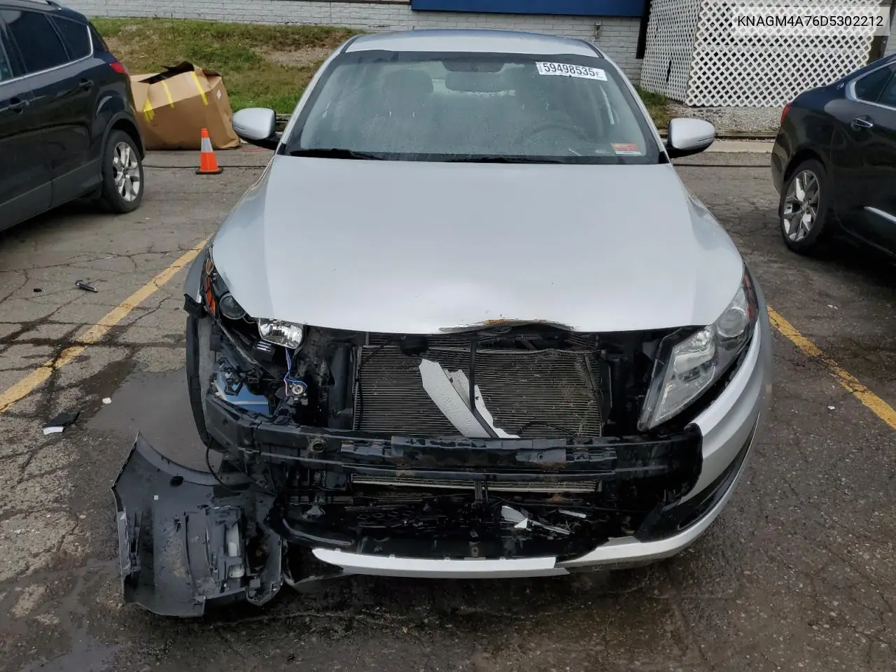 2013 Kia Optima Lx VIN: KNAGM4A76D5302212 Lot: 59498535