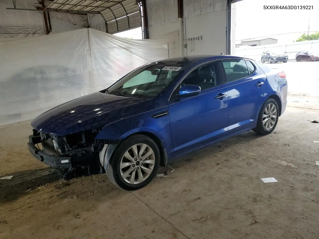 2013 Kia Optima Sx VIN: 5XXGR4A63DG139221 Lot: 62746345