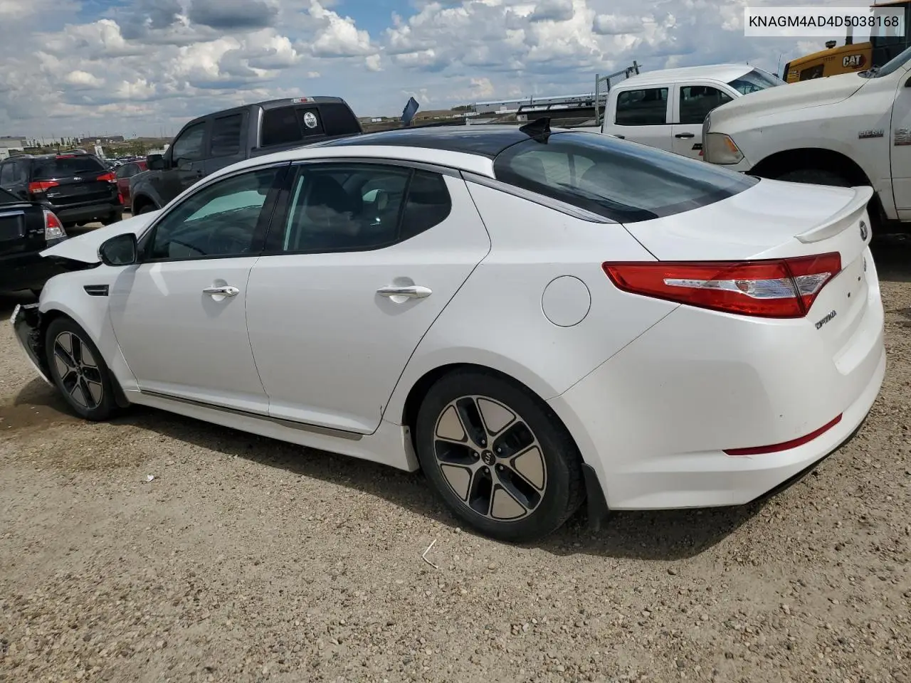 2013 Kia Optima Hybrid VIN: KNAGM4AD4D5038168 Lot: 62951625