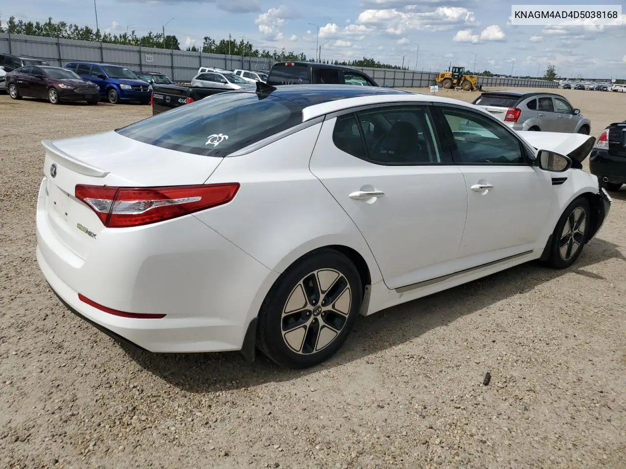 2013 Kia Optima Hybrid VIN: KNAGM4AD4D5038168 Lot: 62951625