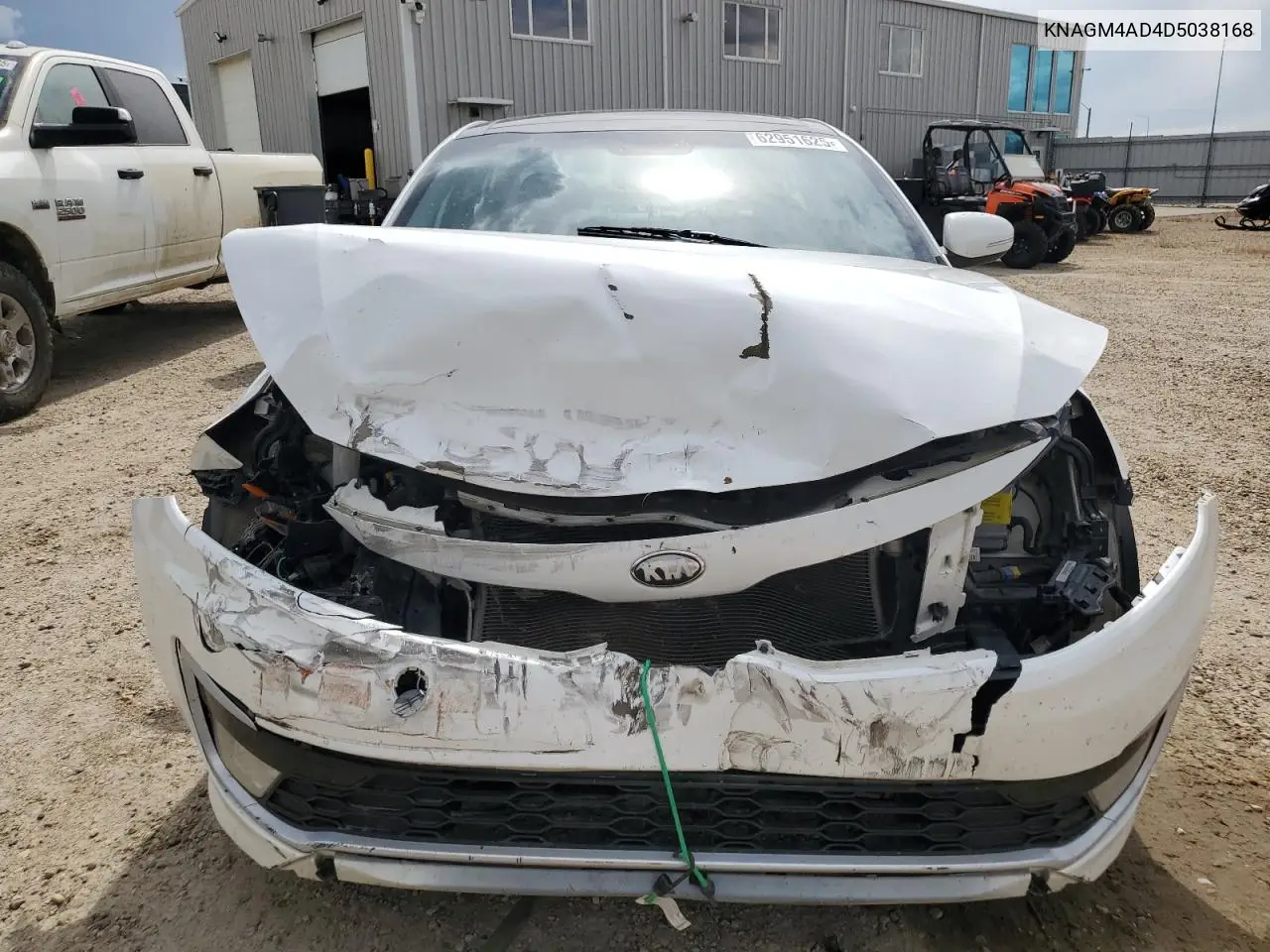 2013 Kia Optima Hybrid VIN: KNAGM4AD4D5038168 Lot: 62951625