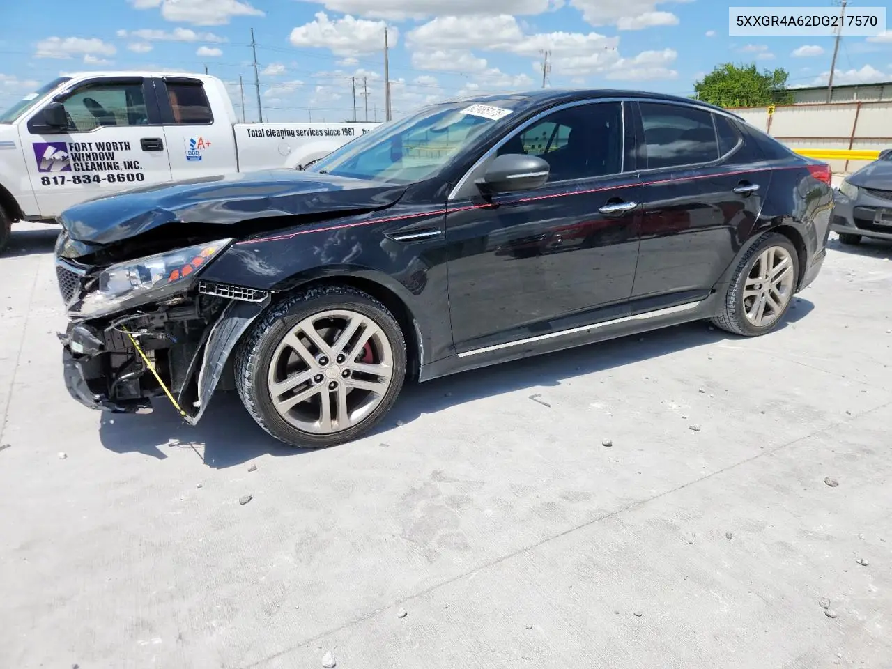 2013 Kia Optima Sx VIN: 5XXGR4A62DG217570 Lot: 62965175