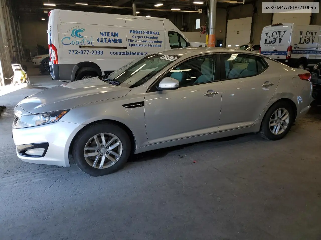 2013 Kia Optima Lx VIN: 5XXGM4A78DG210095 Lot: 62979175