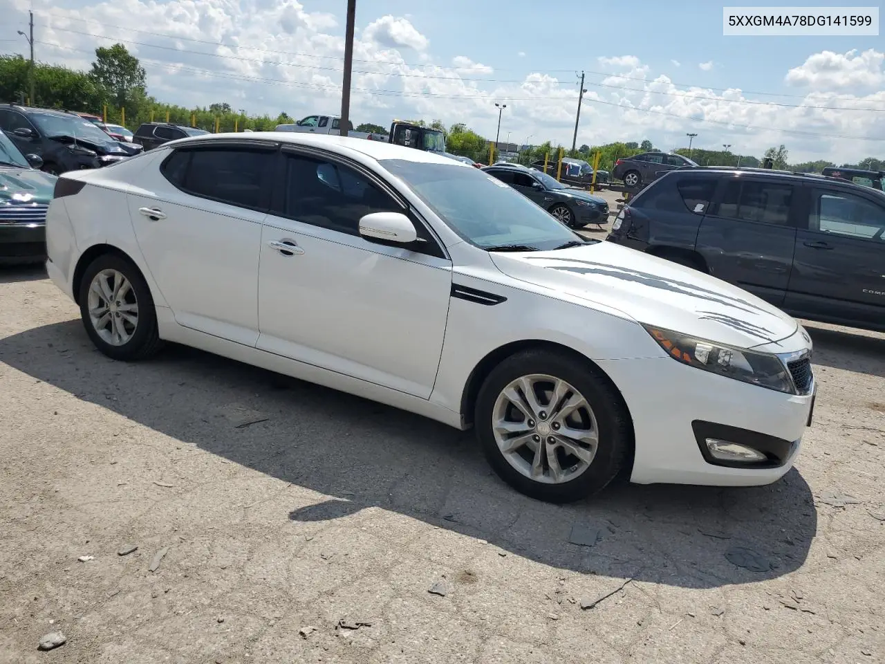 2013 Kia Optima Lx VIN: 5XXGM4A78DG141599 Lot: 63136315