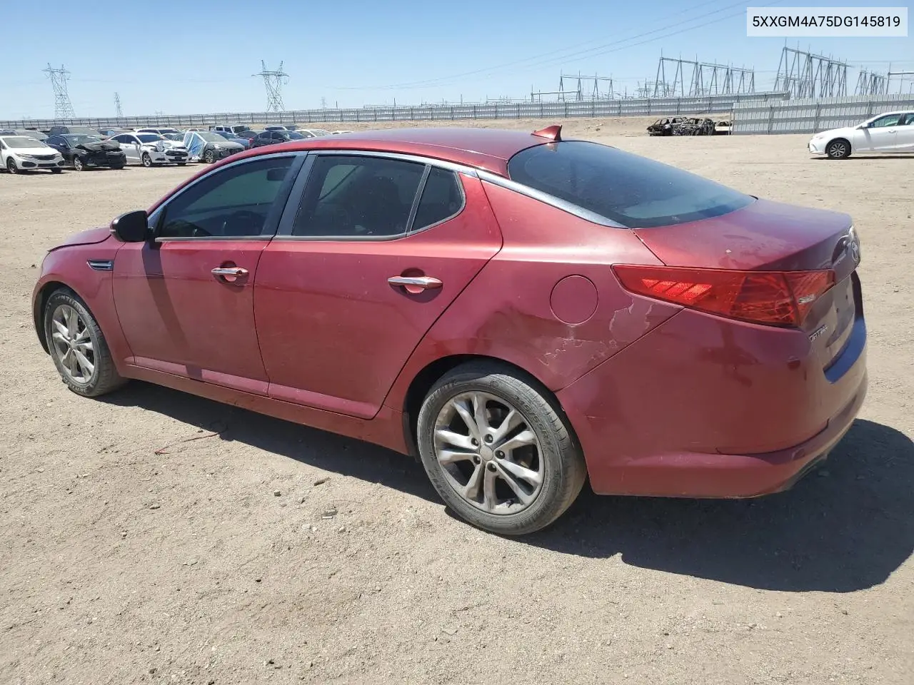 2013 Kia Optima Lx VIN: 5XXGM4A75DG145819 Lot: 63278615