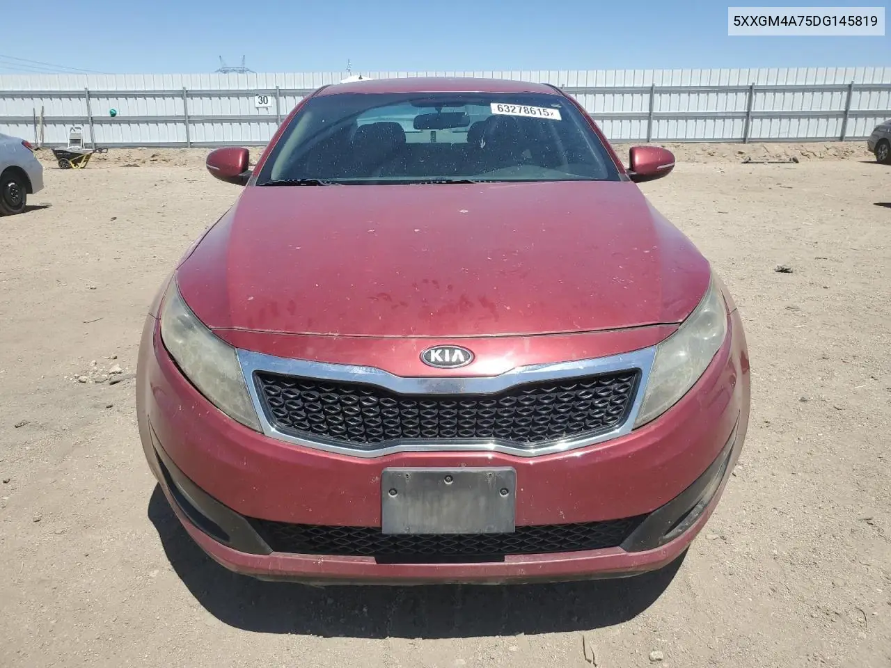 2013 Kia Optima Lx VIN: 5XXGM4A75DG145819 Lot: 63278615