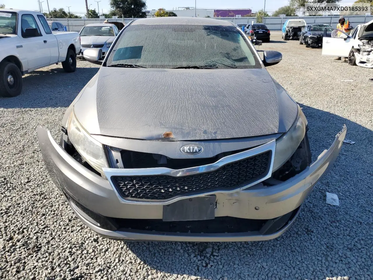 2013 Kia Optima Lx VIN: 5XXGM4A7XDG185393 Lot: 63338485
