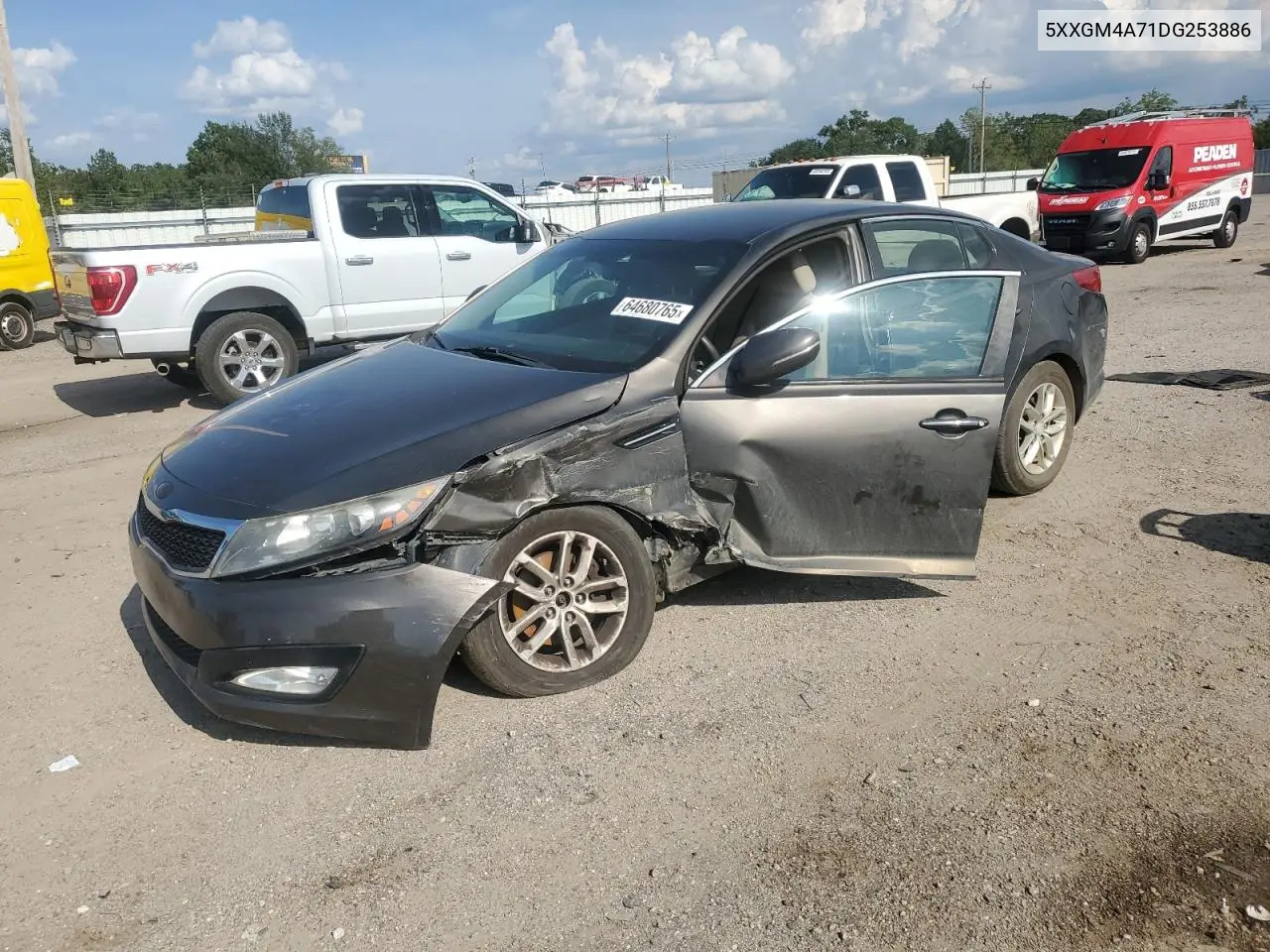 2013 Kia Optima Lx VIN: 5XXGM4A71DG253886 Lot: 64680765