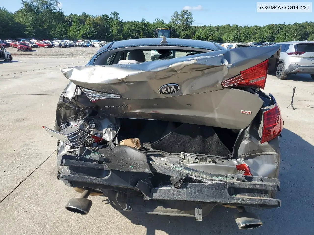 2013 Kia Optima Lx VIN: 5XXGM4A73DG141221 Lot: 64810385