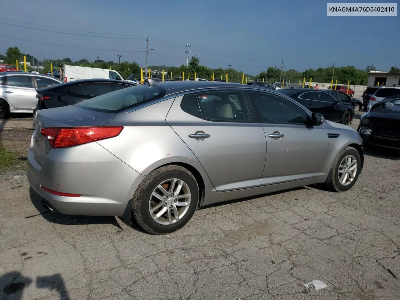 2013 Kia Optima Lx VIN: KNAGM4A76D5402410 Lot: 64926125