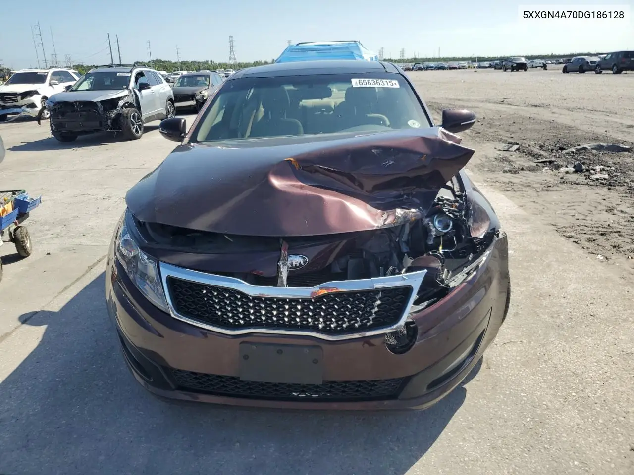 2013 Kia Optima Ex VIN: 5XXGN4A70DG186128 Lot: 65836315