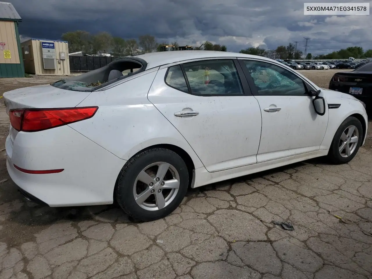 2014 Kia Optima Lx VIN: 5XXGM4A71EG341578 Lot: 55217865