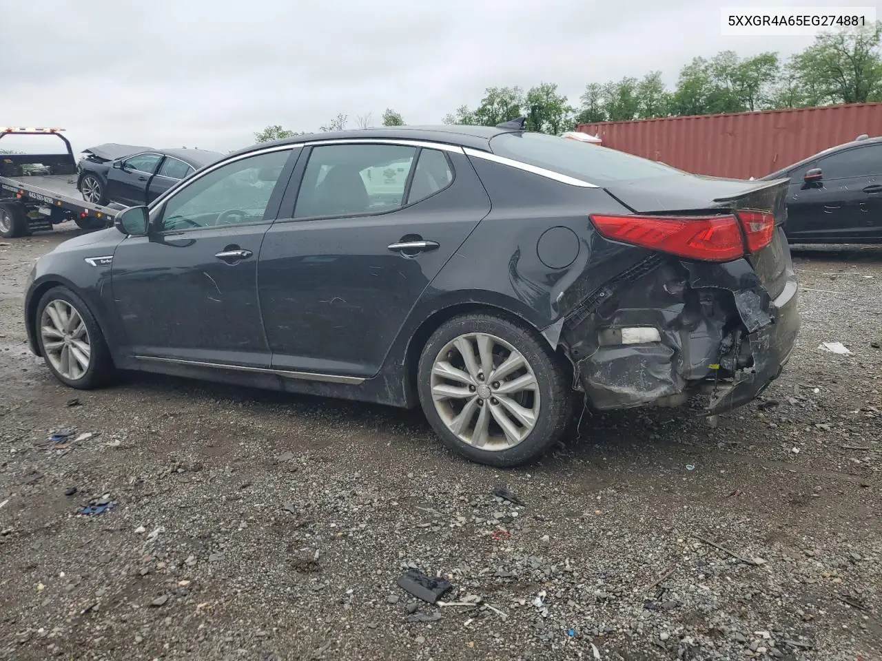 2014 Kia Optima Sx VIN: 5XXGR4A65EG274881 Lot: 55930935