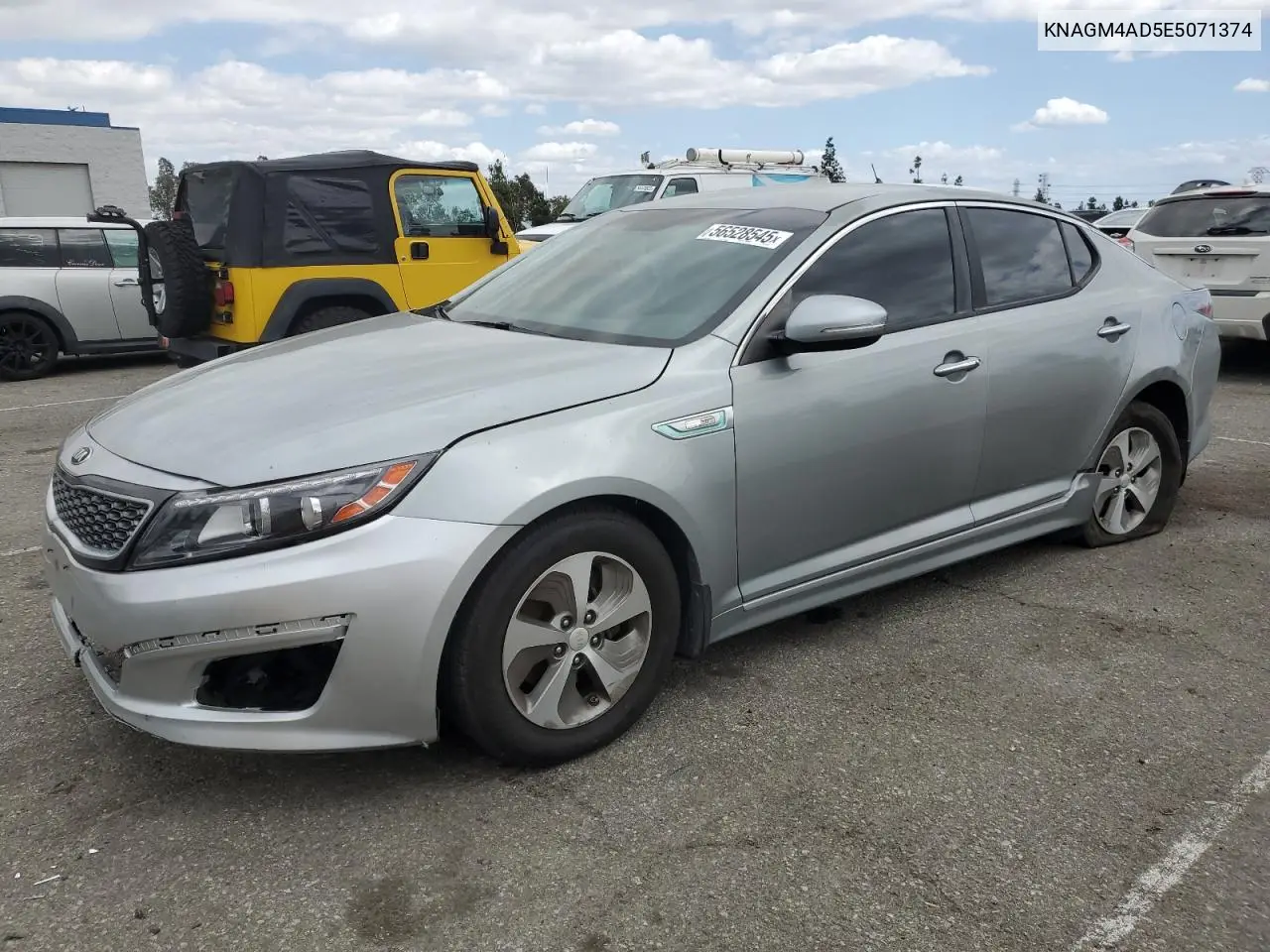 2014 Kia Optima Hybrid VIN: KNAGM4AD5E5071374 Lot: 56528545
