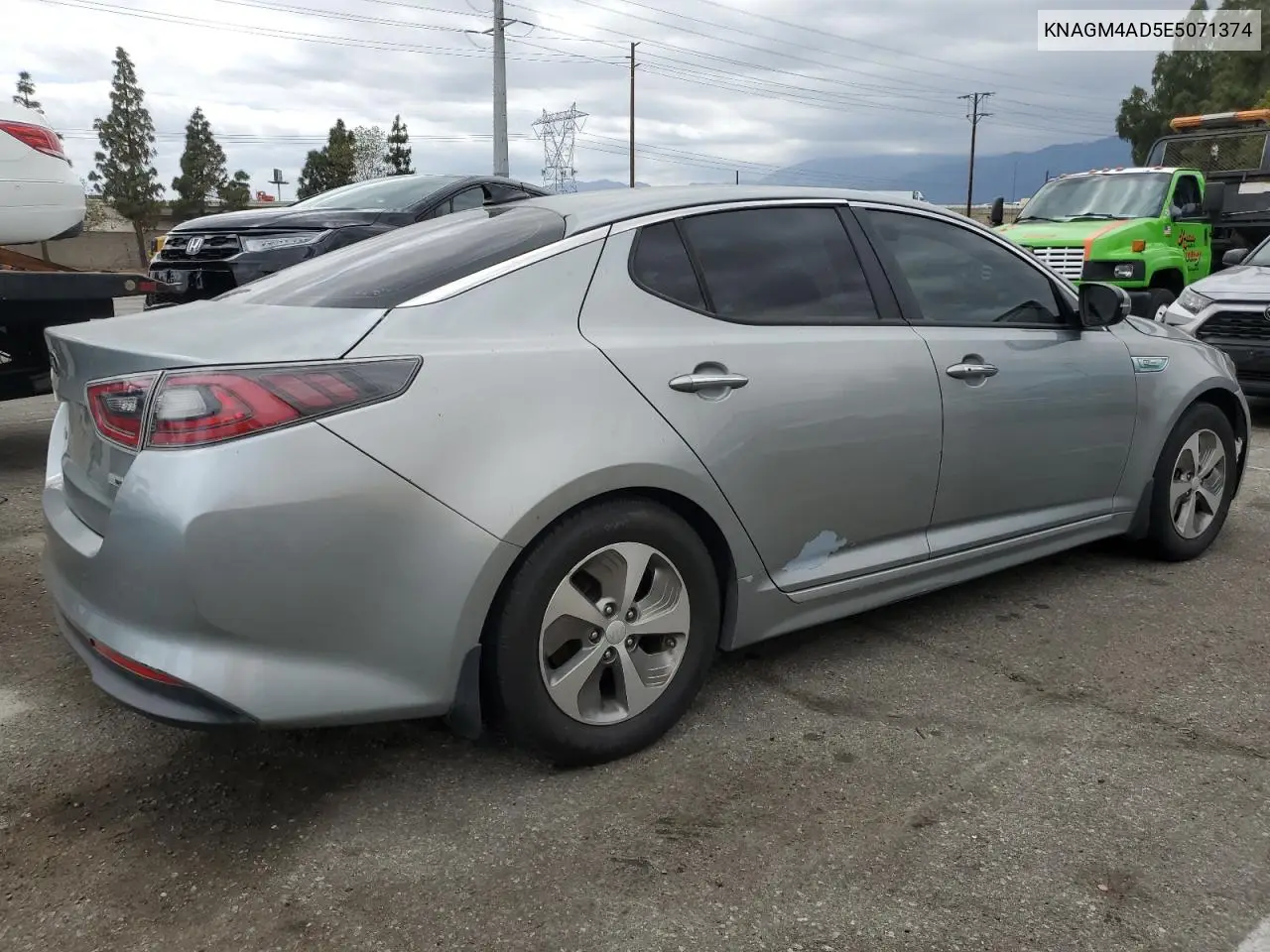 2014 Kia Optima Hybrid VIN: KNAGM4AD5E5071374 Lot: 56528545