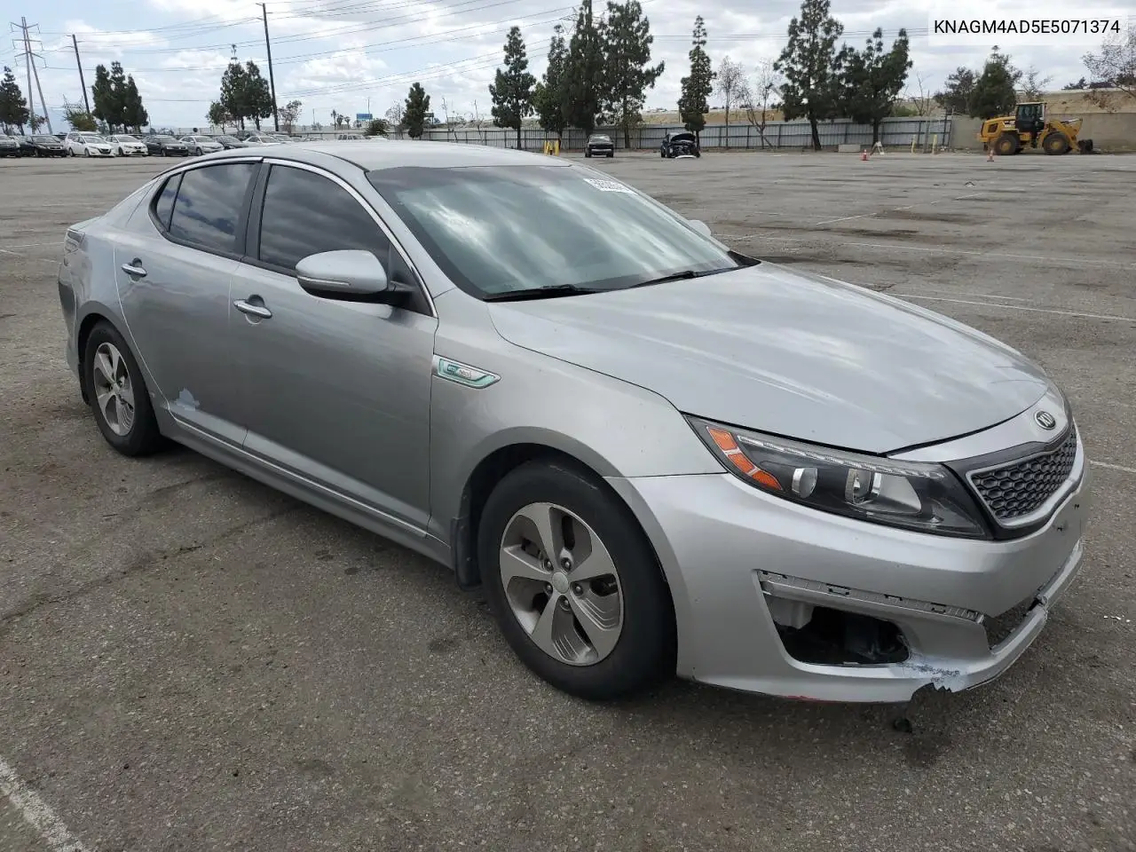 2014 Kia Optima Hybrid VIN: KNAGM4AD5E5071374 Lot: 56528545