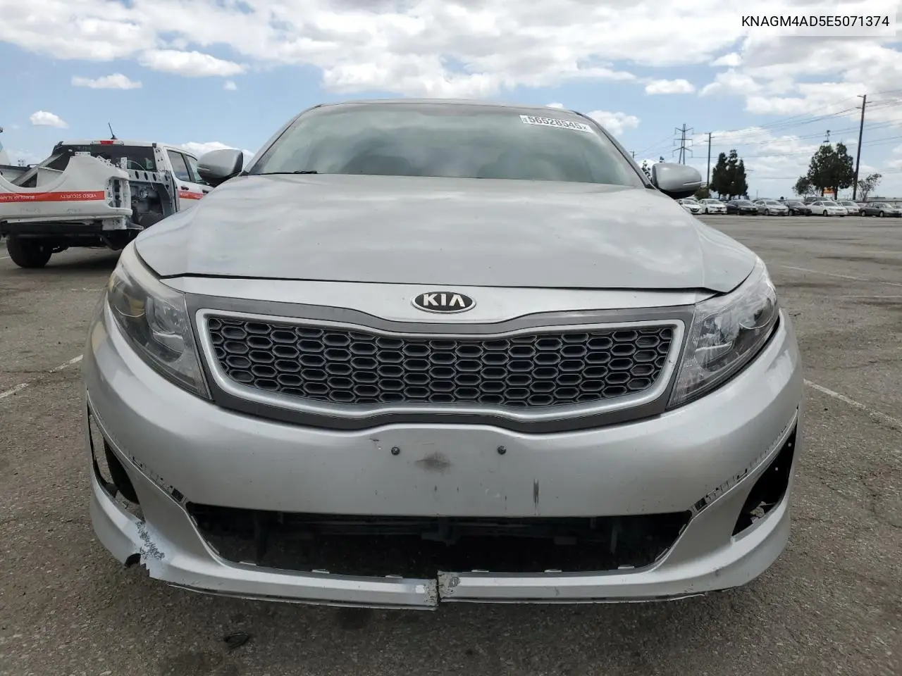 2014 Kia Optima Hybrid VIN: KNAGM4AD5E5071374 Lot: 56528545