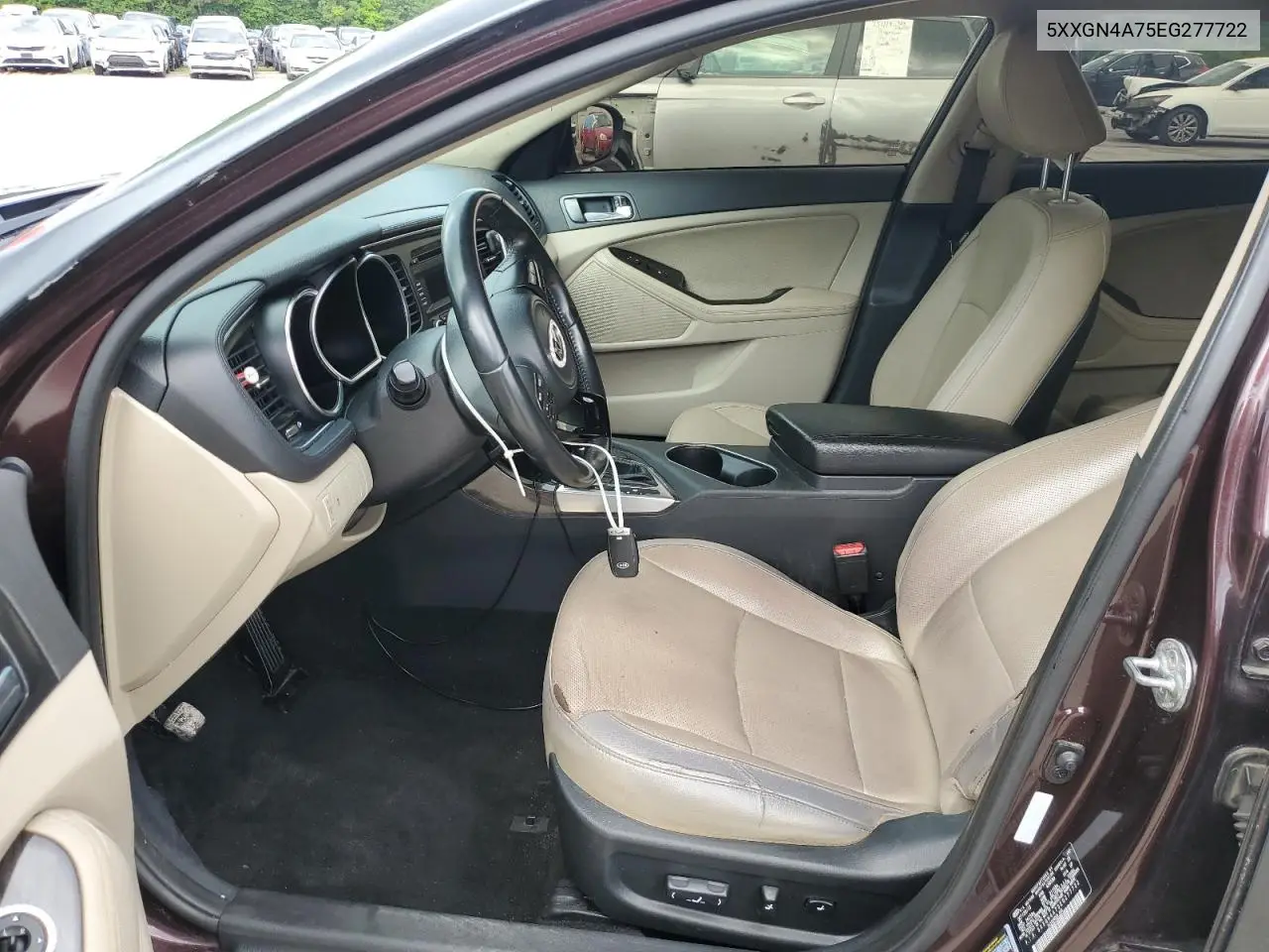 2014 Kia Optima Ex VIN: 5XXGN4A75EG277722 Lot: 56660045