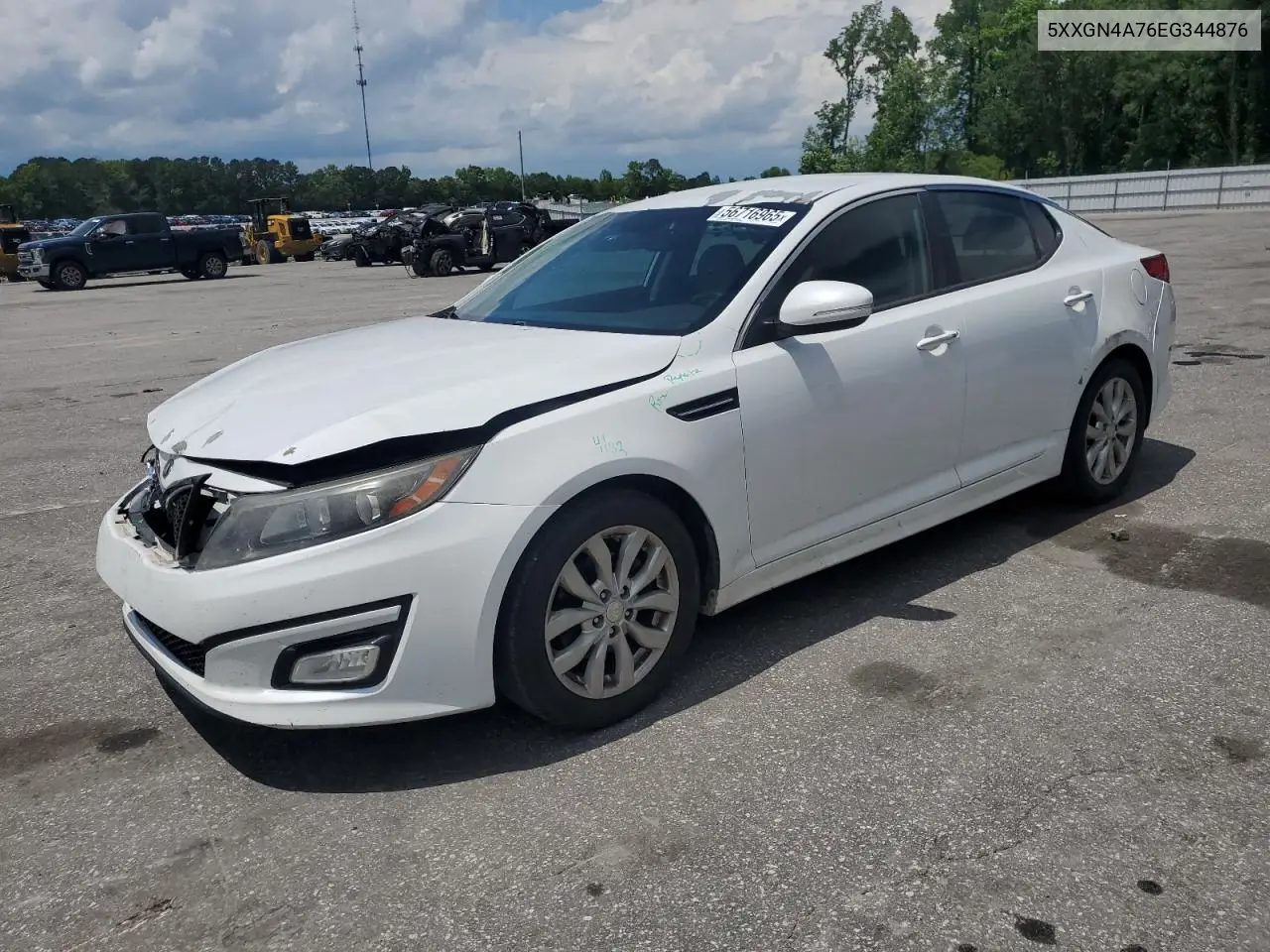 2014 Kia Optima Ex VIN: 5XXGN4A76EG344876 Lot: 56716965