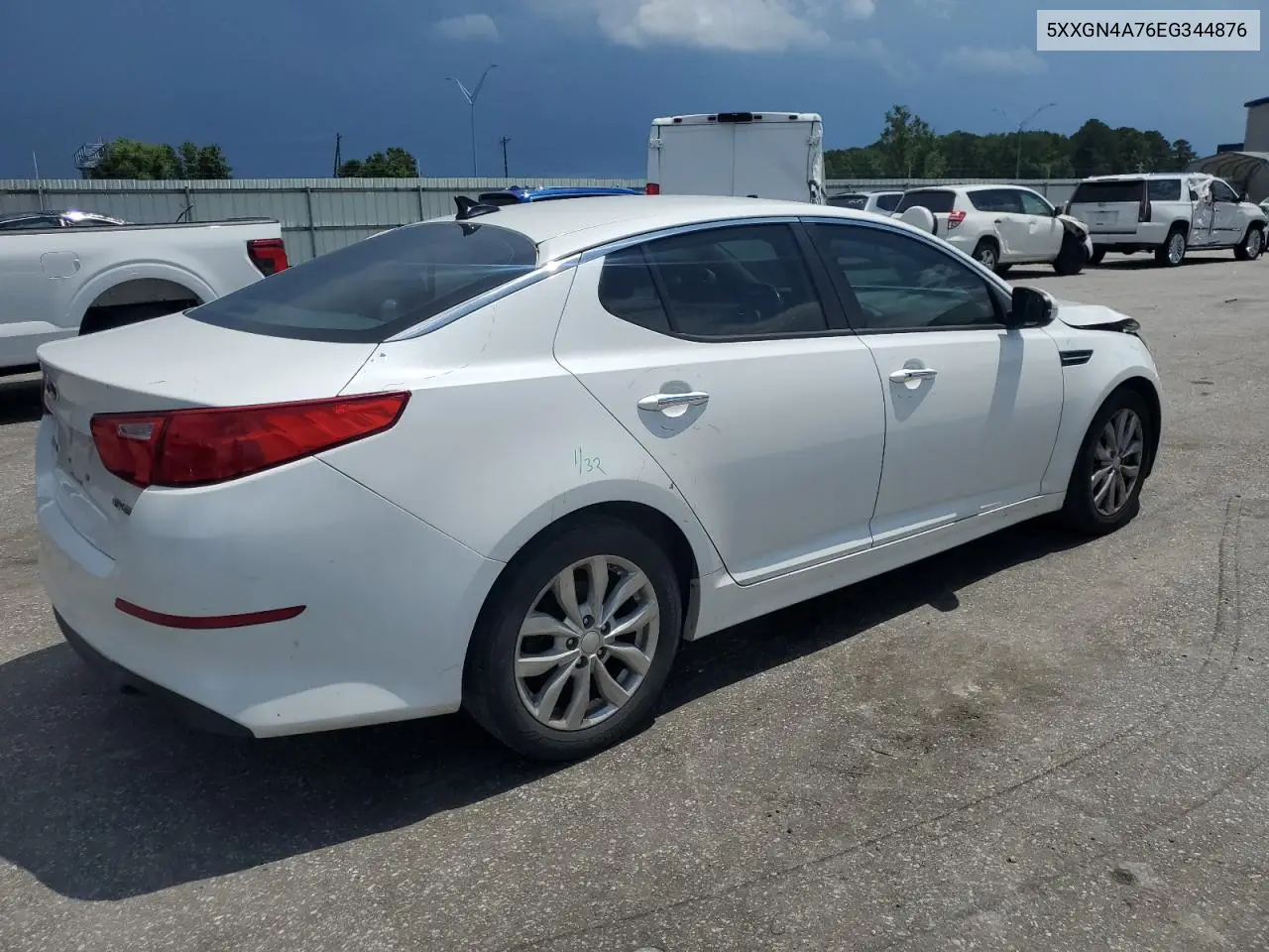 2014 Kia Optima Ex VIN: 5XXGN4A76EG344876 Lot: 56716965