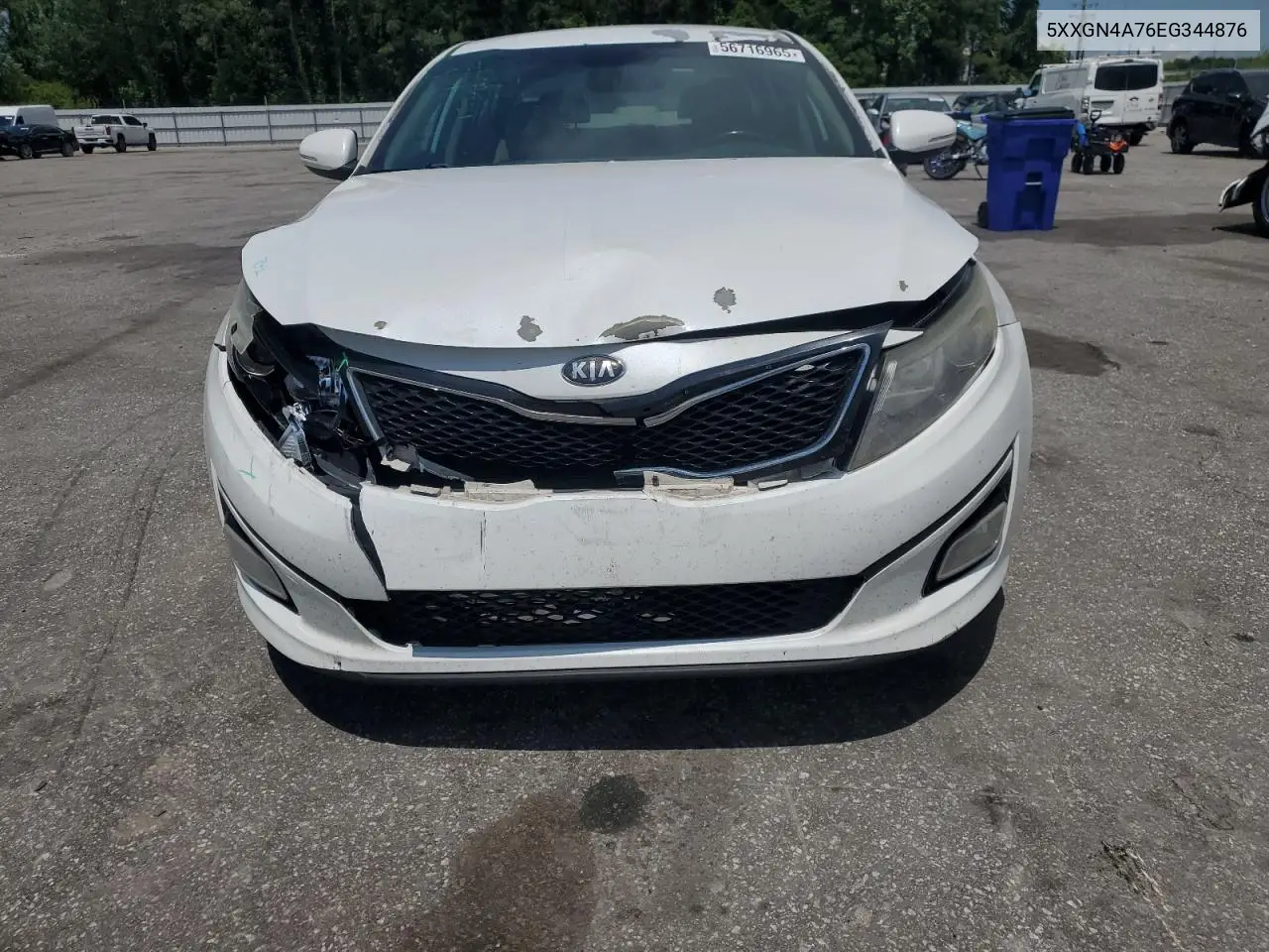 2014 Kia Optima Ex VIN: 5XXGN4A76EG344876 Lot: 56716965