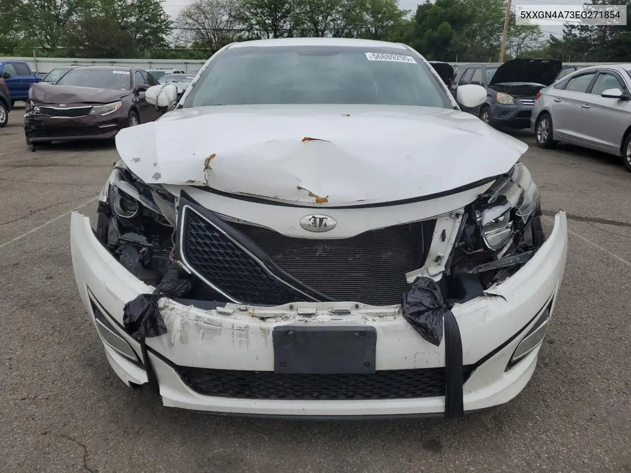 2014 Kia Optima Ex VIN: 5XXGN4A73EG271854 Lot: 56889295