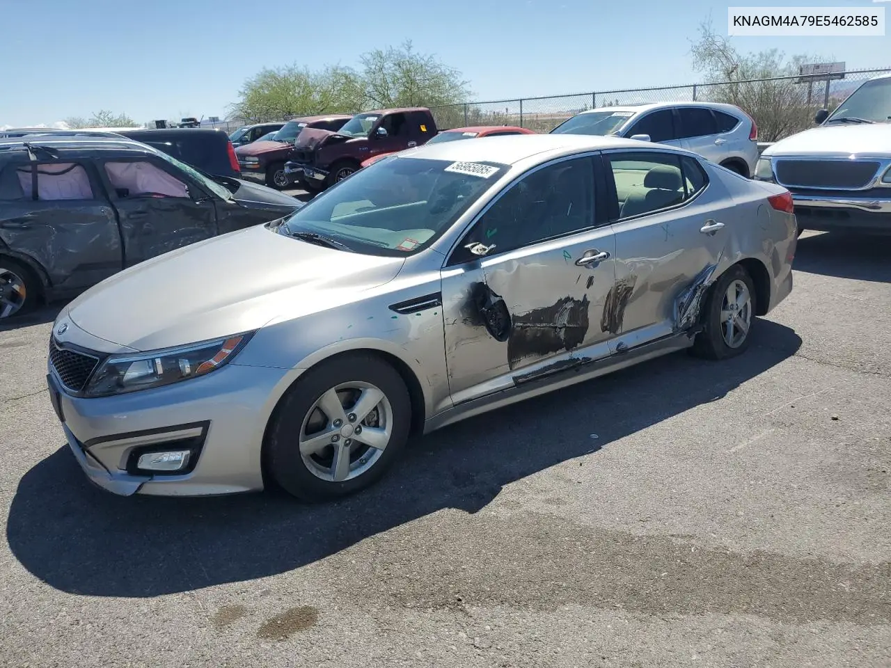 2014 Kia Optima Lx VIN: KNAGM4A79E5462585 Lot: 56965085