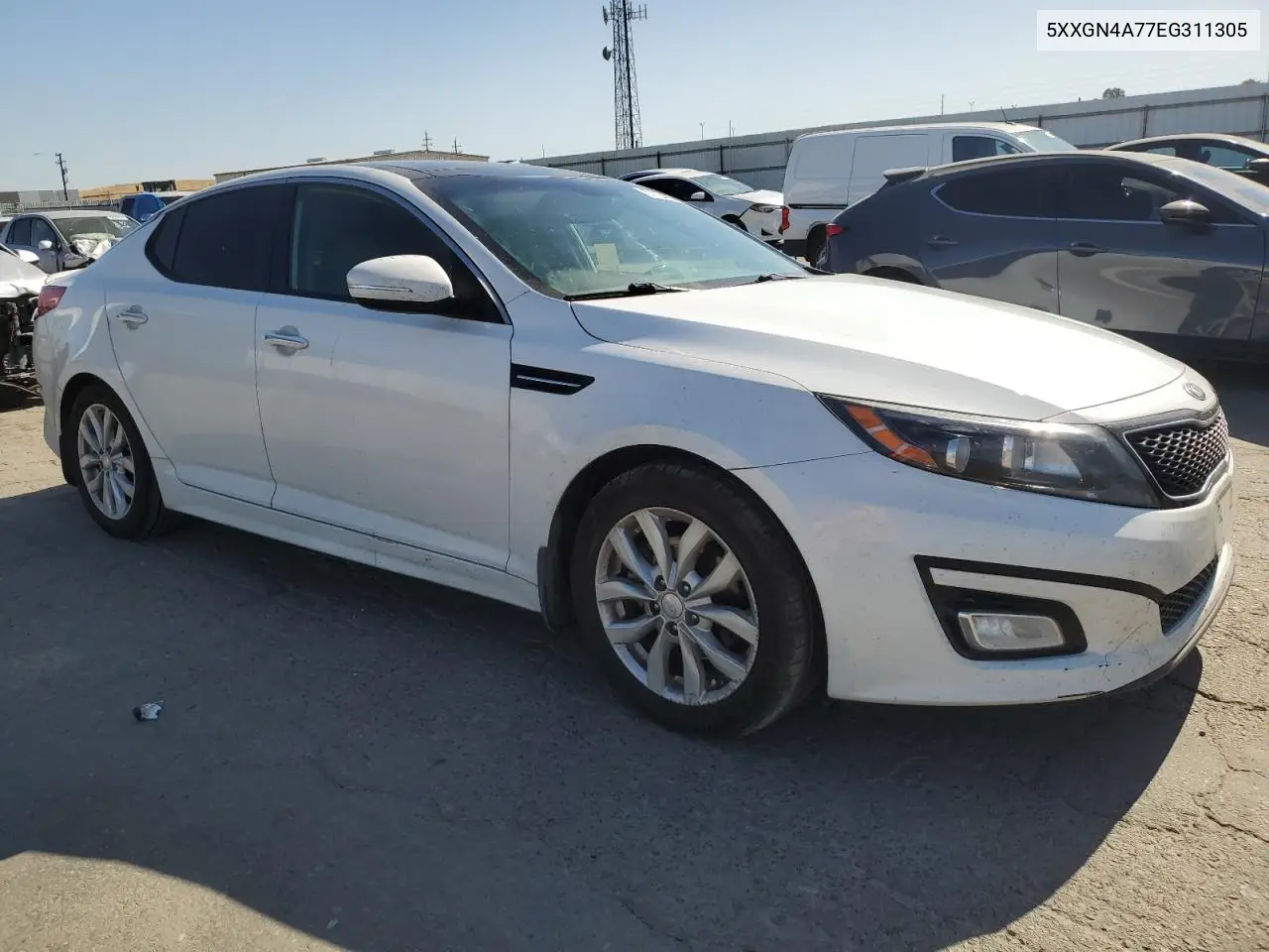 2014 Kia Optima Ex VIN: 5XXGN4A77EG311305 Lot: 57124525