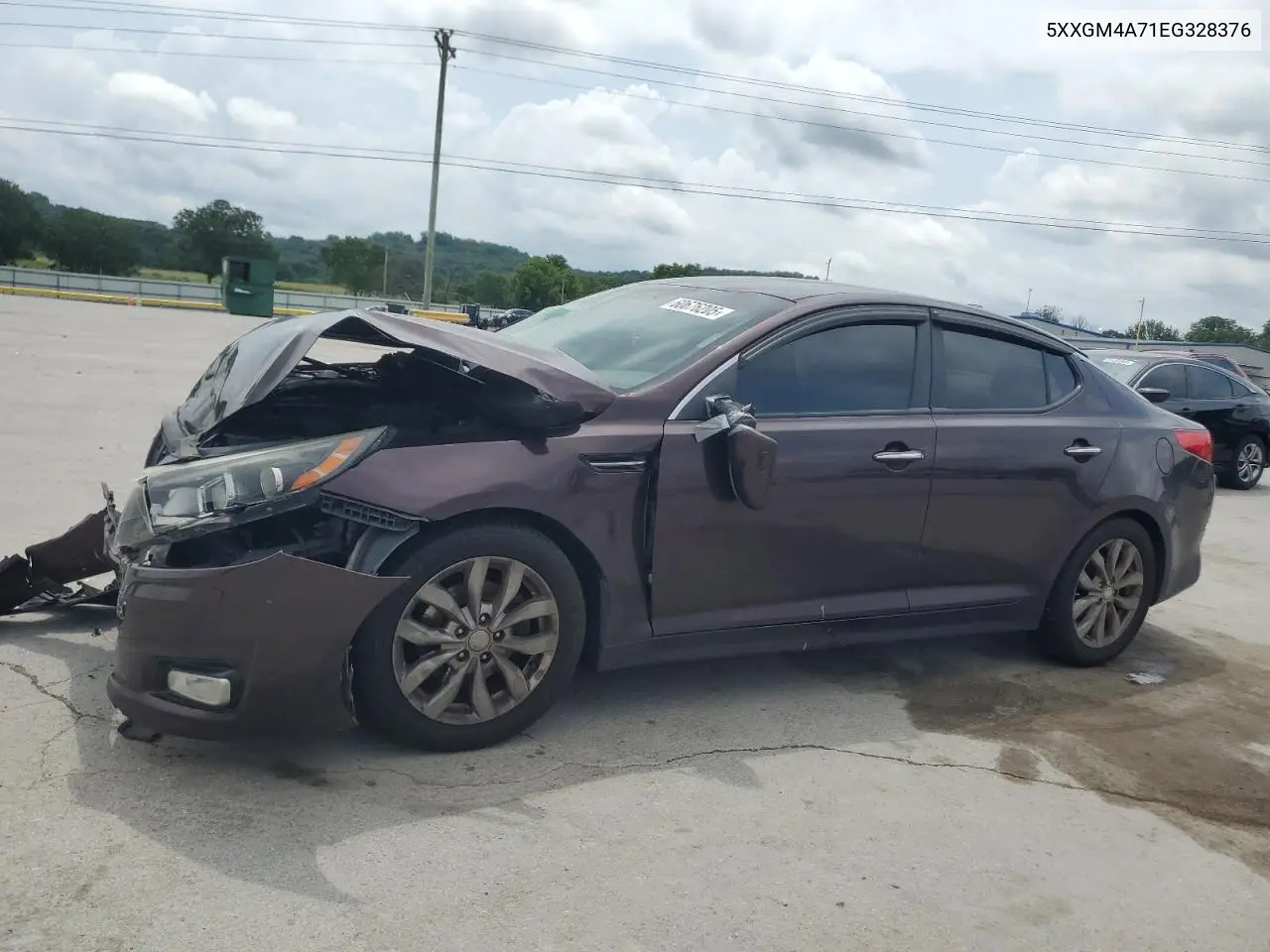 2014 Kia Optima Lx VIN: 5XXGM4A71EG328376 Lot: 60676205