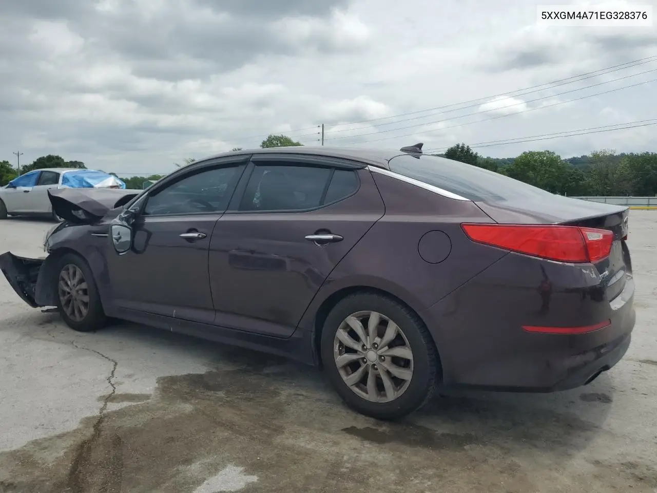 2014 Kia Optima Lx VIN: 5XXGM4A71EG328376 Lot: 60676205