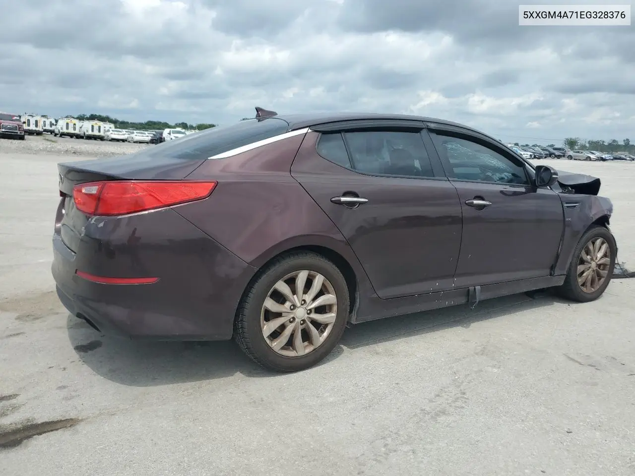 2014 Kia Optima Lx VIN: 5XXGM4A71EG328376 Lot: 60676205