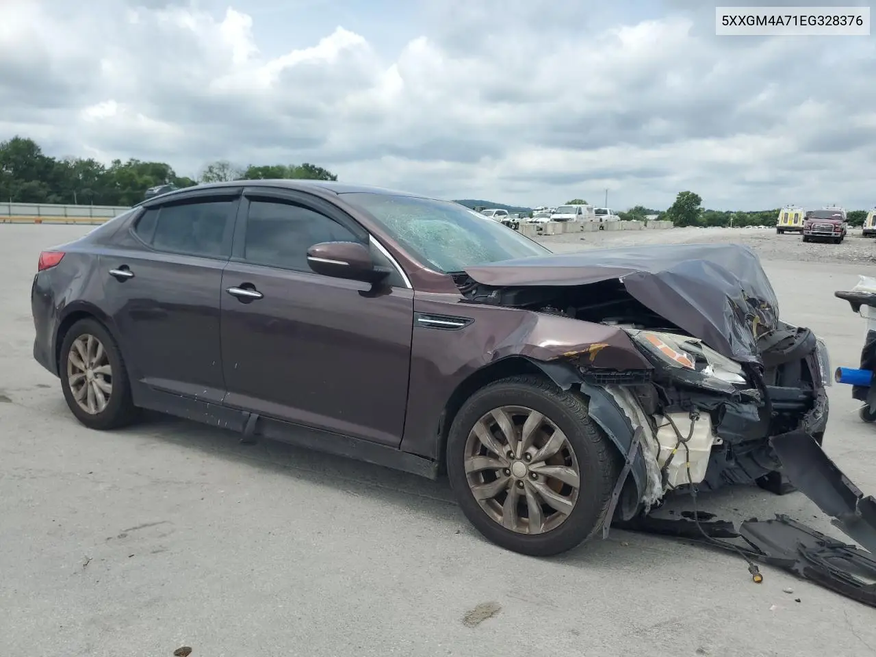 2014 Kia Optima Lx VIN: 5XXGM4A71EG328376 Lot: 60676205