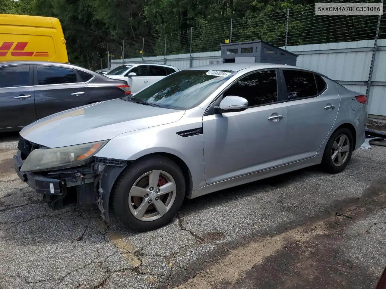 2014 Kia Optima Lx VIN: 5XXGM4A70EG301086 Lot: 61846685