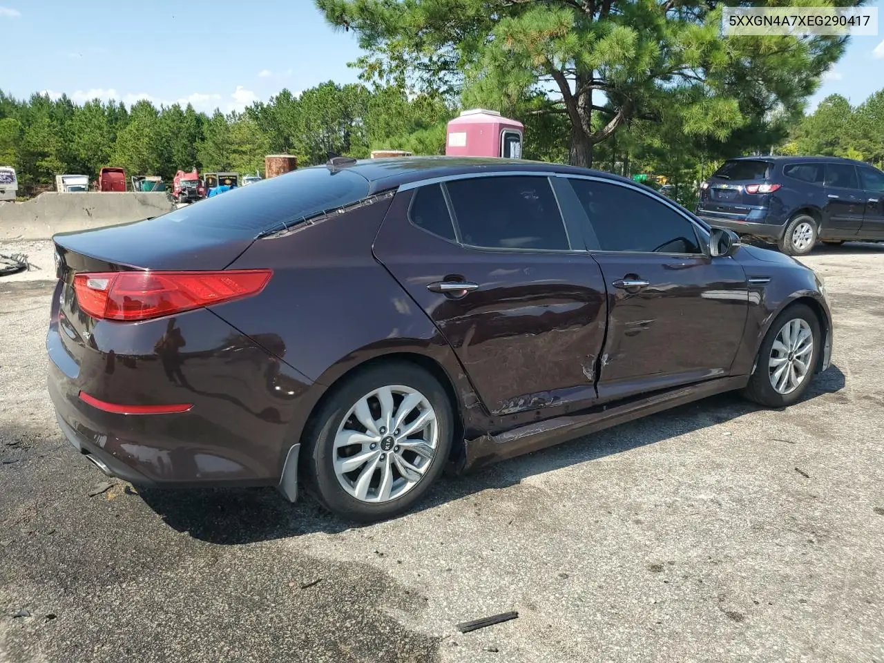 2014 Kia Optima Ex VIN: 5XXGN4A7XEG290417 Lot: 62308925