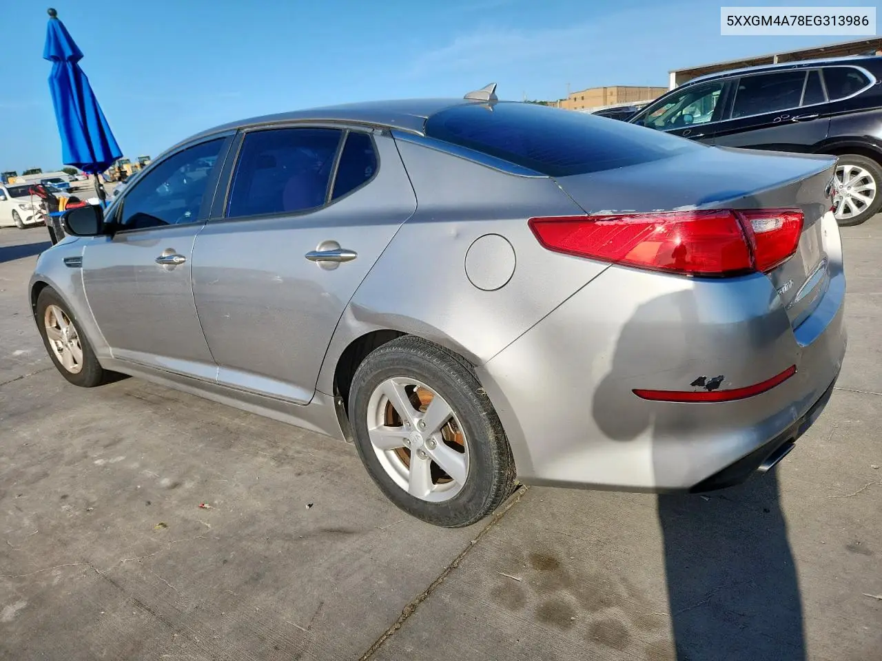2014 Kia Optima Lx VIN: 5XXGM4A78EG313986 Lot: 62905795
