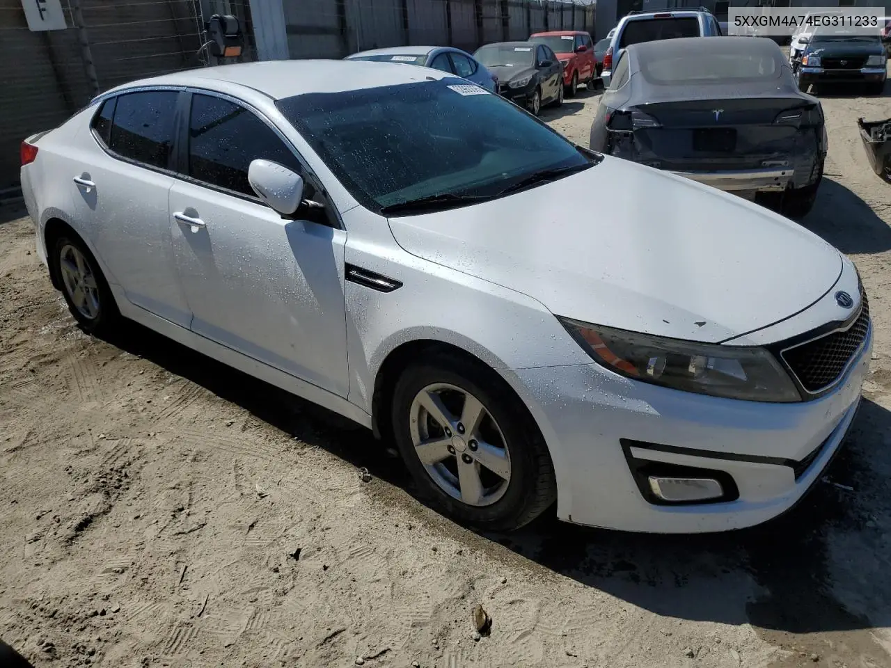 2014 Kia Optima Lx VIN: 5XXGM4A74EG311233 Lot: 62960895